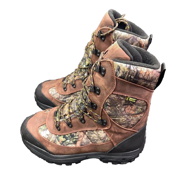 LACROSSE BOOTS MEN Sz 12 Hunt Pac Extreme Hunting 10" 2000g Mossy Oak