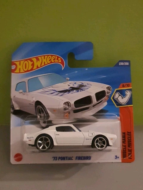 Hot Wheels 73 Pontiac Firebird 2025 Muscle Mania 1973 Muscle Car White