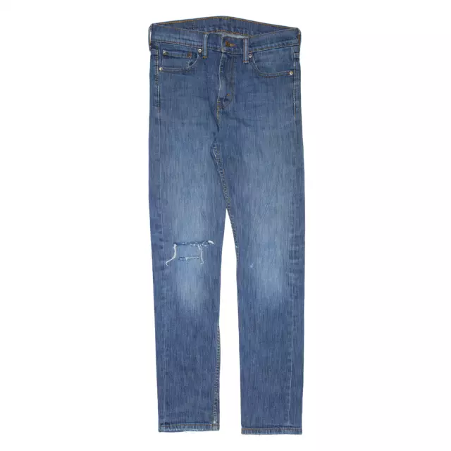 Jeans Levi's da uomo slim skinny blu denim effetto invecchiato W29 L32
