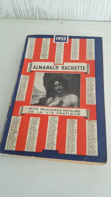 Almanach  Hachette   1952   Tbe