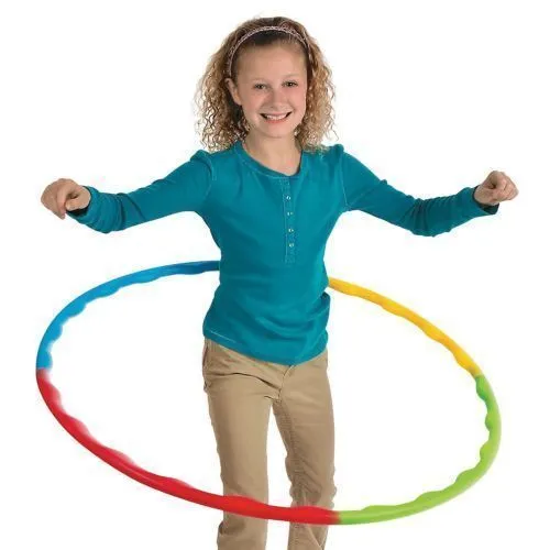 Hula Hoop Adjustable Slot Together 66cm Dia Childrens Kids Adult Sport Aerobics