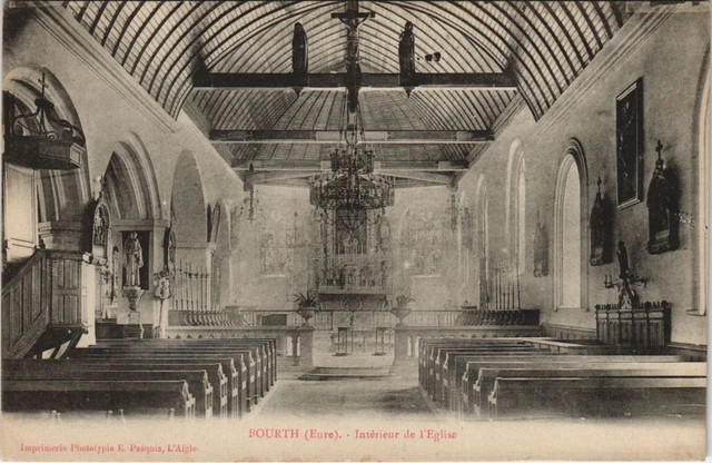 CPA BOURTH - Intérieur de l'Église (160449)