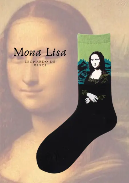 Original Mona Lisa (Leonardo da Vinci) Art Socks