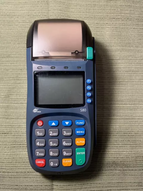 PAX S80 Credit Card Terminal - Blue model