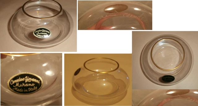 CENEDESE GIOVANNI - VETRO MURANO - CIOTOLINA - firmato