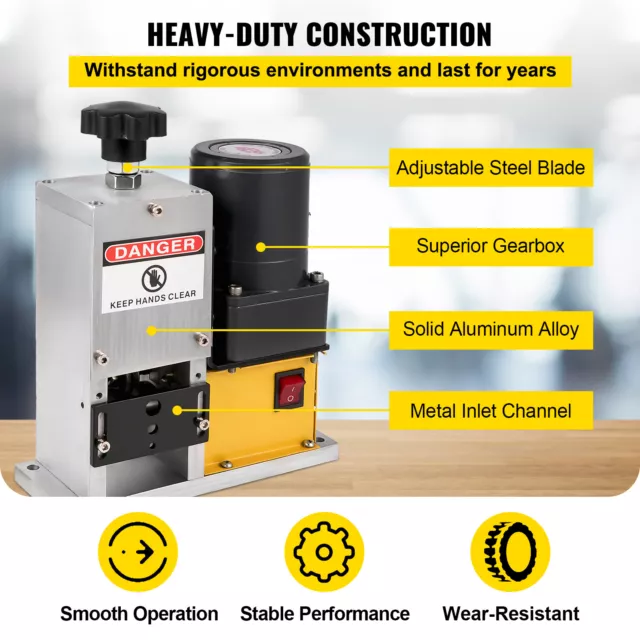 VEVOR Electric Wire Stripping Machine Variable Speed With An Adjustable Knob 3