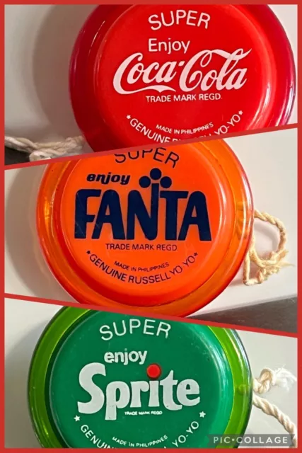 Coca Cola Russell Yo Yo yoyo yo-yo Russell Duncan Yoyo Fanta Sprite Strings