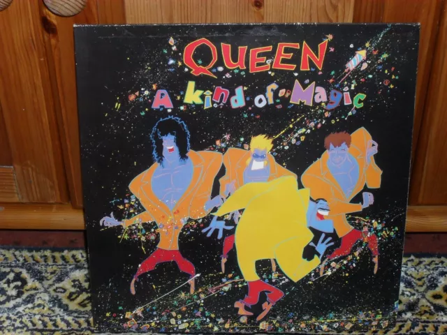 1986. rock vinyl From Queen.  A Kind Of Magic.  G/F sleeve. inner sleeve EX+.