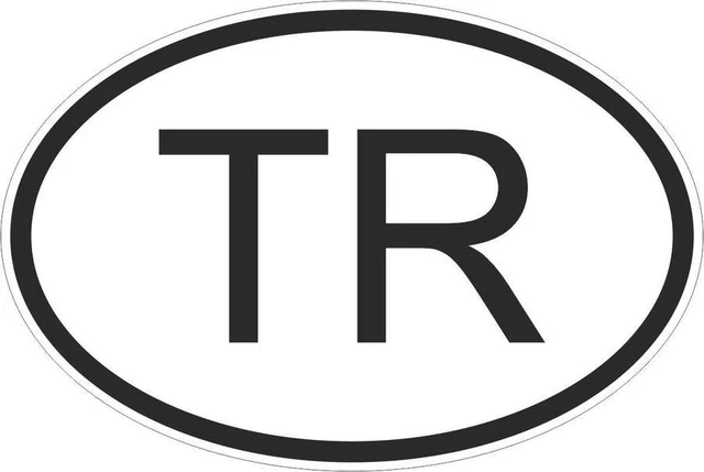 Adesivo Sticker Bandiera Ovale Codice Paese Auto Moto Slovacchia - Foto 2