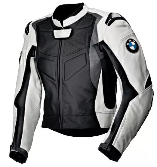 BMW Hombre Chaqueta de Cuero de la Motocicleta Motera de Cuero Moto Chaqueta-54