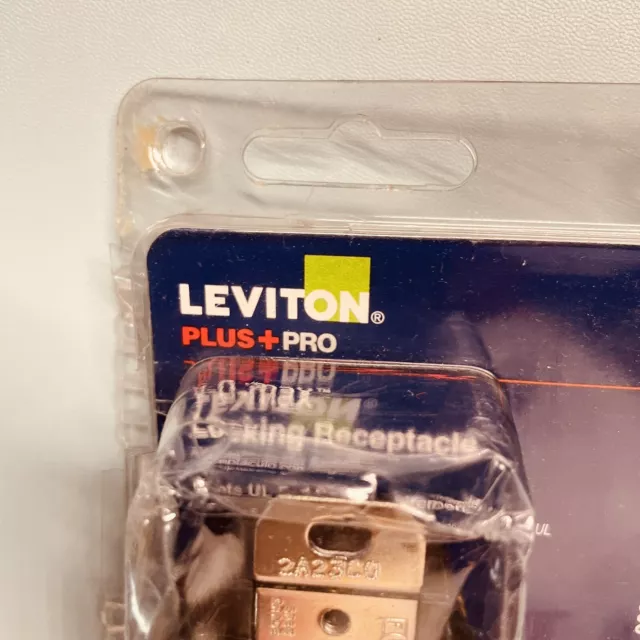 Leviton v-O-max Locking Receptacle 30A 250V NEMAL6-30R 2620/078477845677 2