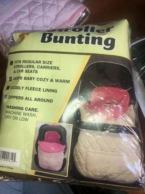 Comfy Baby Toddler Bunting Bag For Stroller Car Seats Warm Cozy New In Pkg
