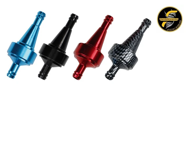 Olio Motore Filtro Benzina Per Moto - Kit Con Tubo Flessibile E Clip, Per Minimoto 49cc-160cc Kit Filtro In Linea - Foto 4