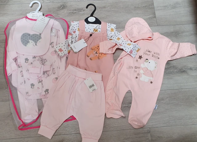 Nuovo pacchetto vestiti bambina 0-3 mesi