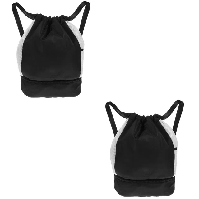 2 Count Sac De Voyage À Cordon sacs à de gym à cordon Sac De Natation Sac À