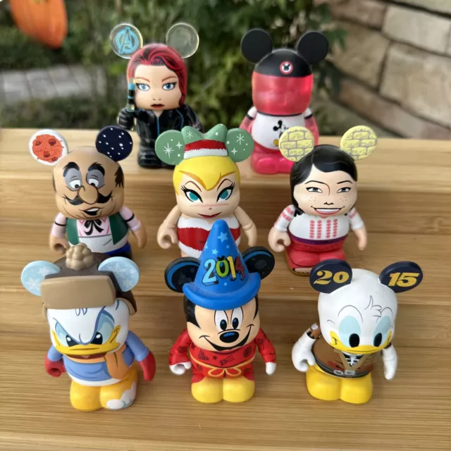 9 Disney 3" Vinylmation Marvel Donald Tinkerbell Mickey Assorted Series