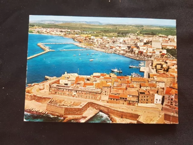 A106 Cartolina Non Viaggiata Alghero Panorama Timbro Hotel Villa Las Tronas