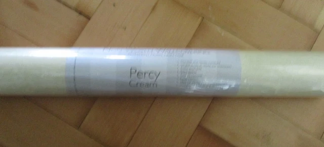 Ungeöffnete neue Rolle Laura Ashley Tapete ~ PERCY cremefarben