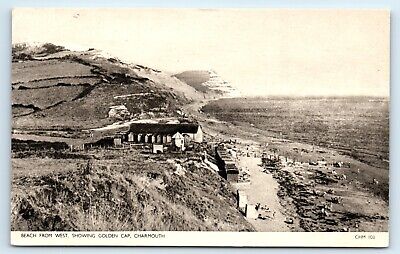 Postcard Charmouth Golden Cap From West - 1954 - Dorset
