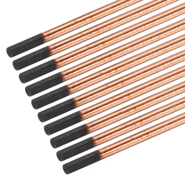 20pcs 7mmx355mm Carbon Arc Air Gouging Rods Copper Graphite Electrode Rods