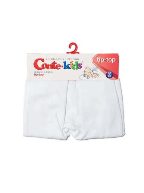 #4С-01СП(360) - Tip-Top Conte-Kids Classic Solid Cotton Tights For Girls 0/12m.