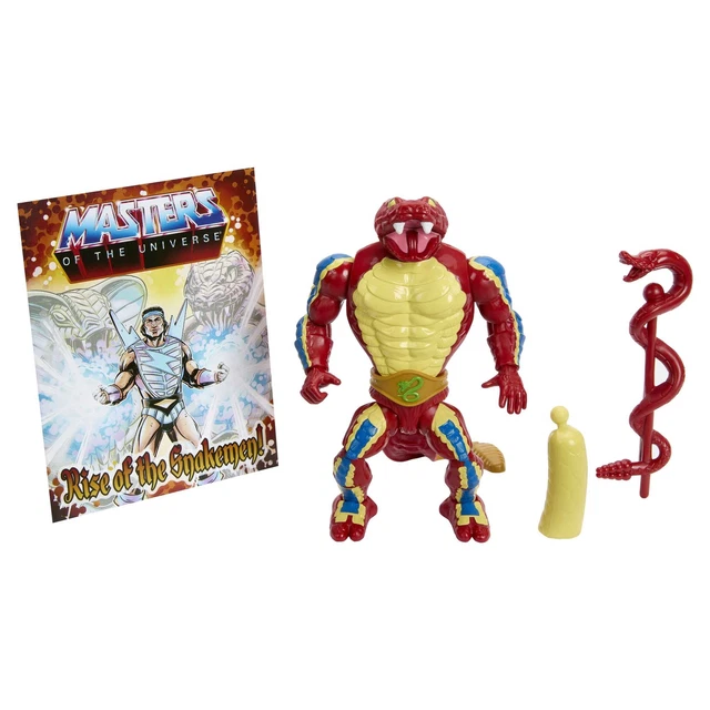 Masters of the Universe Origins Actionfigur Core Rattlor MotU Retrostil Sammler