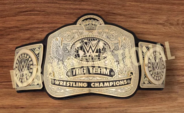 New WWE World Heavyweight Tag Team Wrestling Championship Belt Adult Size Smack