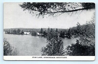 Postcard NY Adirondacks View of Star Lake c1920 View R68