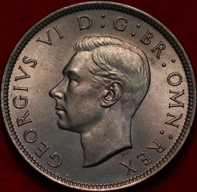 Uncirculated 1949 Great Britain One Florin Clad Foreign Coin