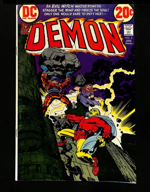 Demon #5 Merlin's Word, Demon's Wrath! Jack Kirby Cover Art! DC Comics 1973