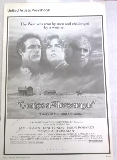 Comes a Horseman Pressbook - 1978 Movie