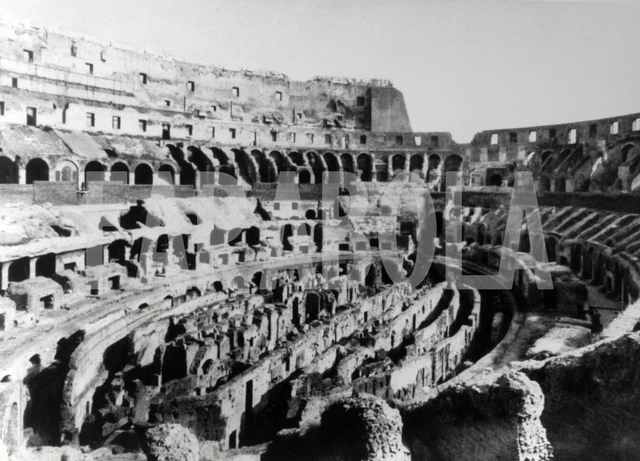 Foto Vintage Roma il Colosseo anni 60 stampa 24x18 cm