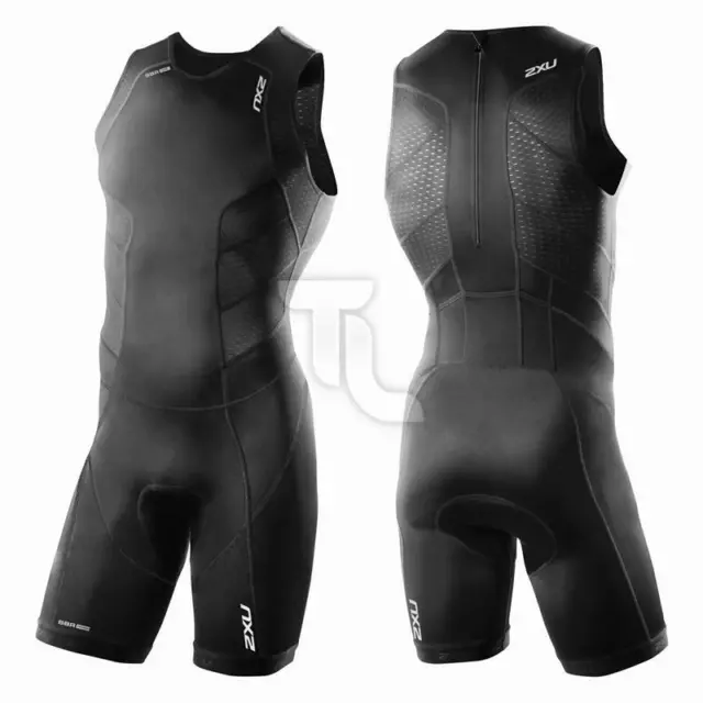 2XU Perform Rear Zip MT3860 Herren Einteiler Trisuit NEU Backzip Triathloneintei