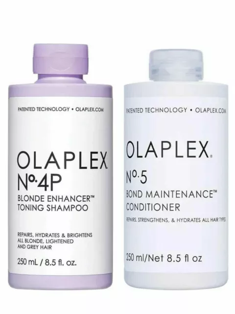 Olaplex Blonde Toning Shampoo No 4P & Bond Conditioner No 5 Set