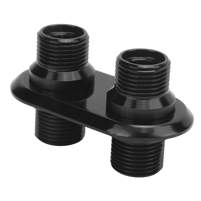 (BLACK)A/C BULKHEAD A/C Bulkhead Car 2 Port Air Conditioning $28.06 ...