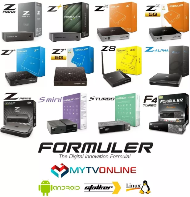 FORMULER TÉLÉCOMMANDE DE Remplacement pour Iptv / Z8/Z7 + 5G / Zx Zprime  EUR 13,66 - PicClick FR