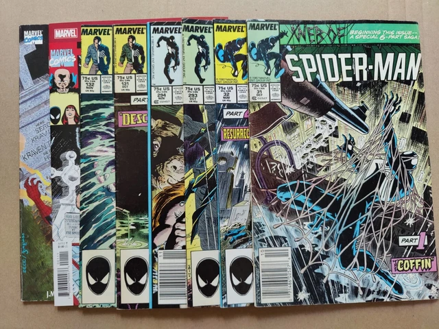 Spider-Man Kraven's Last Hunt 1-6 Amazing 293 294 Web Of 31 32 Marvel Lot of 8