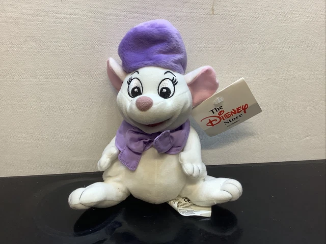 The Rescuers Disney Store DISNEY STORE THE Rescuers Plush Soft Toy Rare Collectable Bianca Mouse ...