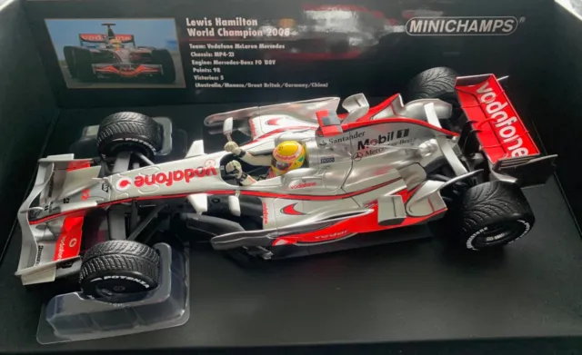 Lewis Hamilton 1/18 Mclaren Mp4/23 Gp F1 2008 World Champion Edition Brand New