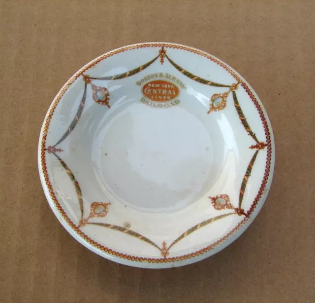 Scarce Boston & Albany Railroad China Berkshire Butter Pat B&ARR