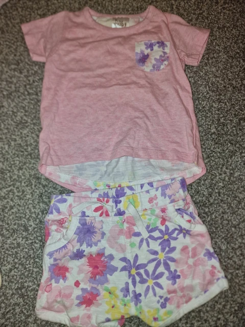 Large Bundle Of Baby Girls Summer Clothing 9-12 Months 11