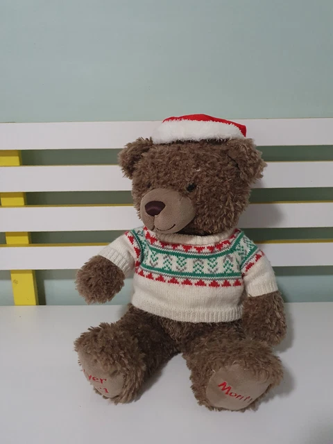 MYER TEDDY BEAR Monty 2021 Christmas Sweater And Cap
