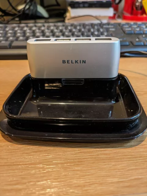 Belkin 7 Port 2 In 1 USB 2.0 Hi Speed Detachable Travel Hub For Desktop, PC, Mac