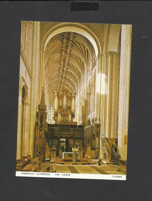 Judges Postcard Norwich Cathedral The Choir Unposted