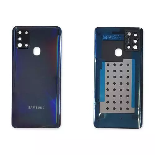 Original 48h Samsung Galaxy A21S SM-A217F Black Cover GH82-22780A