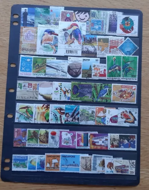 Singapore stamps,used