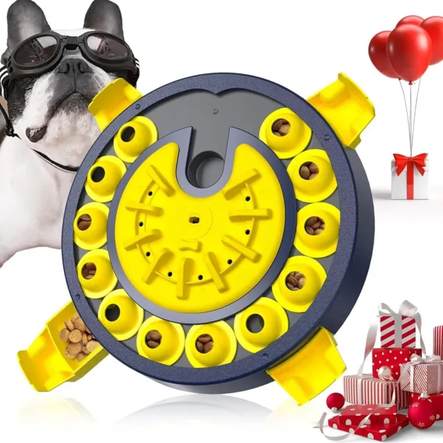 KADTC Dog Puzzle Toy Dogs Brain Stimulation Mentally Stimulating Educationa  Toys Puppy Treat Food Feeder Dispenser Advanced Level 3 in 1 Interactive