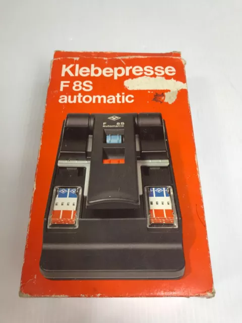 AGFA Klebepresse F8S Automatic Type 5258/222 Super 8 Splicer , Made in Germany