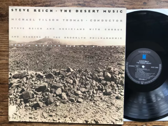 Steve Reich ‎– The Desert Music 1985 LP Nonesuch (M5)