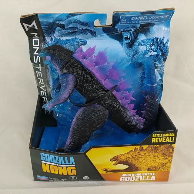 Monsterverse Godzilla vs Kong 6" Hong Kong Battle Godzilla -  Damaged Packaging